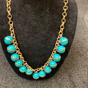 J.Crew green bauble necklace